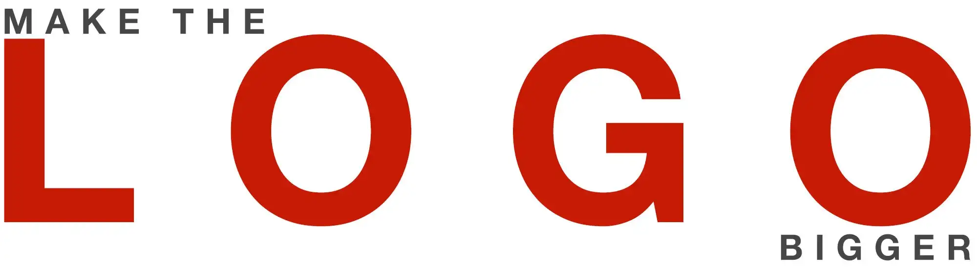 Make the logo bigger