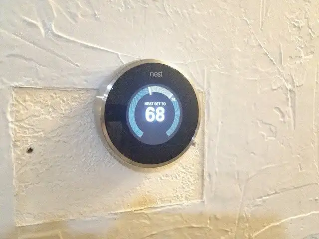 Wall immediately after Nest install